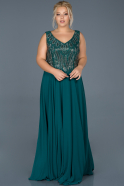 Long Emerald Green Evening Dress ABU906