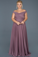 Lavender Long Oversized Evening Dress ABU354
