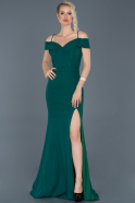 Emerald Green Long Mermaid Evening Dress ABU742