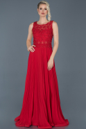 Long Red Evening Dress ABU924