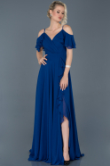 Long Sax Blue Evening Dress ABU925