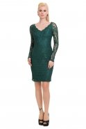 Short Green Coctail Dress A60237