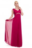 Long Fuchsia Prom Dress O4103