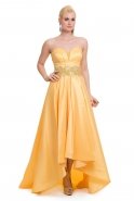 Long Yellow Evening Dress F2081