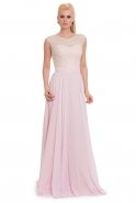 Long Pink Evening Dress F2245