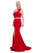 Long Red Evening Dress O4231