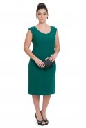 Emerald Green Oversized Evening Dress C4010