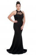 Black Oversized Evening Dress C9505