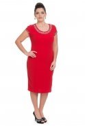 Red Oversized Evening Dress NZ8015
