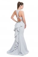 Long Grey Prom Dress O4225