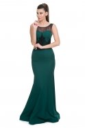 Long Emerald Green Evening Dress C7124