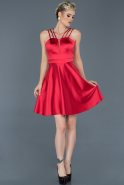 Short Red Evening Dress ABK622