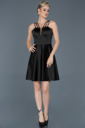 Short Black Evening Dress ABK622