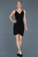 Short Black Evening Dress ABK617