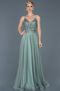 Long Turquoise Evening Dress ABU942