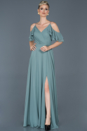 Turquoise Long Prom Gown ABU675