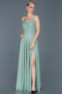 Turquoise Long Engagement Dress ABU808