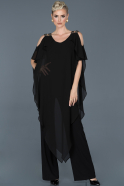 Long Black Evening Dress ABT045