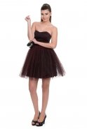 Short Black Evening Dress NA6161