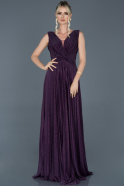 Long Violet Evening Dress ABU944