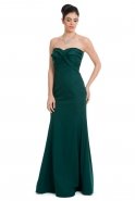 Long Emerald Green Evening Dress C7032