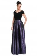 Long Purple Evening Dress C7110