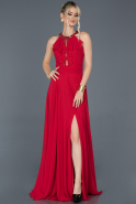 Long Red Invitation Dress ABU951