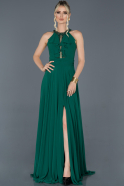 Long Emerald Green Invitation Dress ABU951