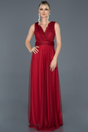 Long Red Invitation Dress ABU736