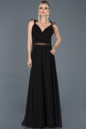 Long Black Prom Gown ABU883