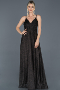 Long Black Prom Gown ABU869