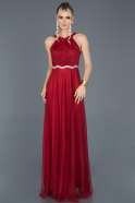 Long Red Invitation Dress ABU895