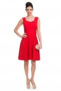 Short Red Evening Dress C8000