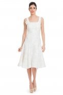 White Coctail Dress O2069