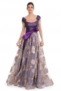 Long Purple Prom Dress O2090