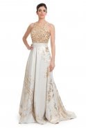 White Grand Prom Dress O4199