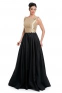 Long Black Prom Dress O4254