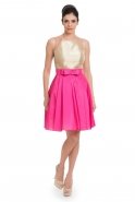 Short Fuchsia Prom Dress O4270