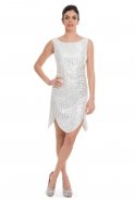 Short White Prom Dress O8033