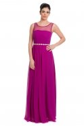Long Purple Evening Dress T2289