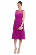 Purple Coctail Dress T2329