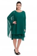 Green Oversized Evening Dress C9018