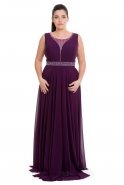 Purple Oversized Evening Dress C9531