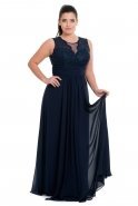 Nayv Blue Oversized Evening Dress ST5071
