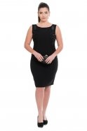 Black Oversized Evening Dress NZ8095