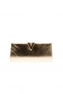Gold Leather Portfolio Bags V410