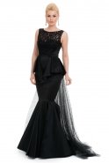 Long Black Prom Dress F2418