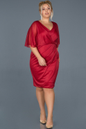 Short Red Invitation Dress ABK597