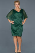 Short Emerald Green Invitation Dress ABK597