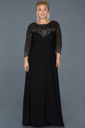Long Black Invitation Dress ABU961